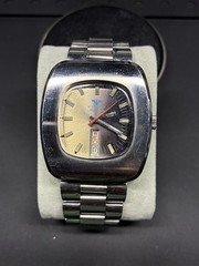 Vintage Wittnauer Automatic Watch TV Dial Men’s With Original Band RUNNING