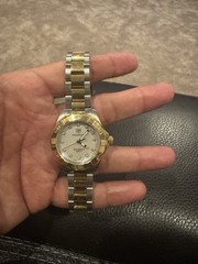 TAG Heuer Aquaracer Quartz Two-Tone Diamond Markers Date 300m Diver