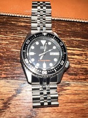 Seiko Divers Black Boy SKX013K2 With MilTat Solid Stainless 100% Factory