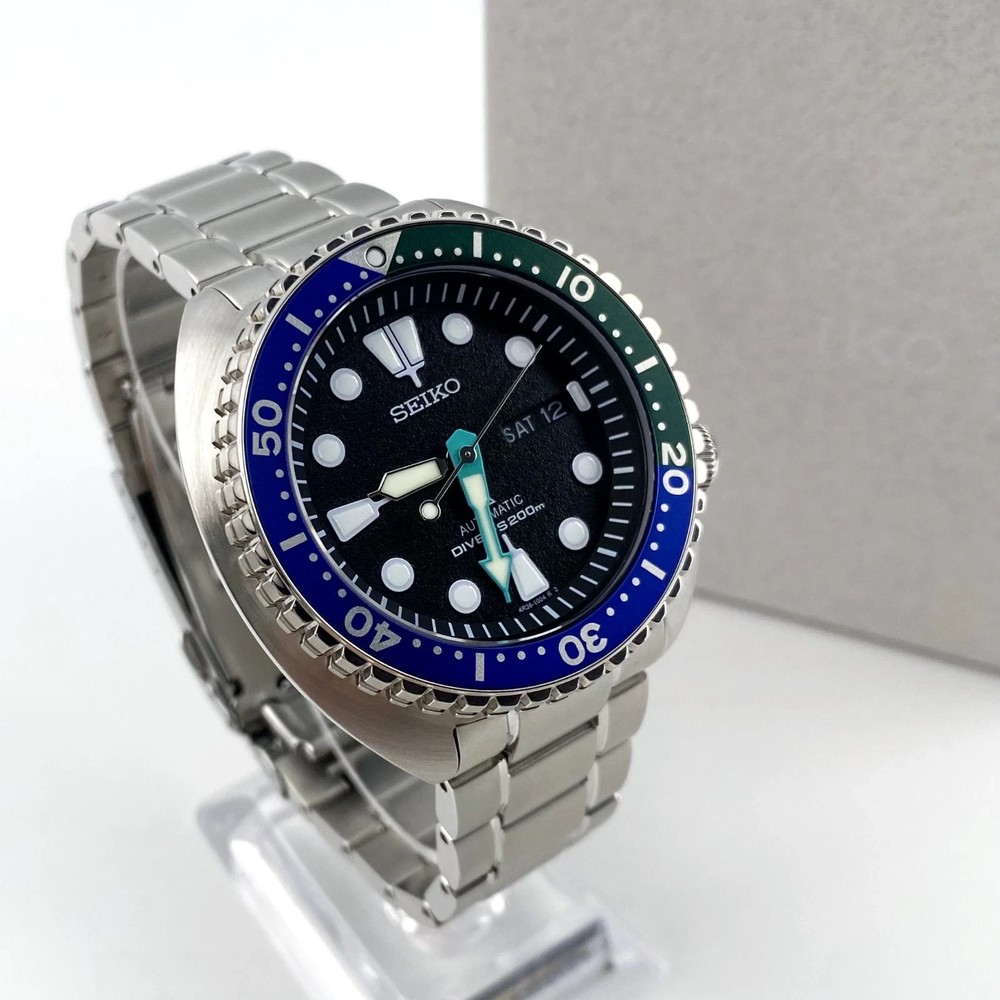 Seiko Prospex Black Dial Stainless Steel Automatic Men’s Watch SRPJ35