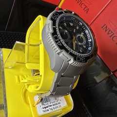 Invicta Commander TI-22 Titanium Men’s 48mm Yellow Black Chrono Watch 49492