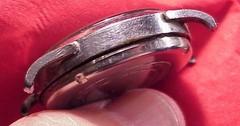 VINTAGE 32mm Wasserdicht Edelstahl WW 2 WRISTWATCH 15J REVUE GT STAFF BROKEN