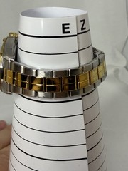 Citizen Women’s Quartz Two Tone Watch White Dial Diamond Hour Markers Date WR 50
