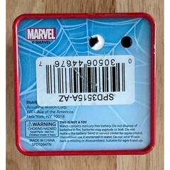 Marvel Spider-Man Kids Digital Watch Red Black Web Strap Collector Tin SPD1094TN