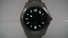 Seiko Brightz Titanium Black SAGM001 8F32-0010 Perpetual HAQ, Sapphire, Bracelt