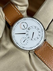 Ressence Type 1 Slim White Dial Titanium Watch Type 1S 42mm