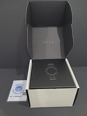 AURA Automatic 1023: Steel Watch 40mm. Seiko NH35A Self-winding w/ Date