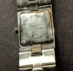 PH By Paris Hilton Bracelet Watch Iridescent Blue Green Oyster Dial New Battery
