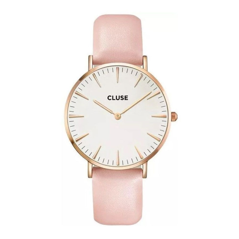 Cluse La Bohme Women’s Quartz Pink Leather Watch CL18014