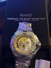 Renatō SS Mostrō 55 Limited Edition 42/50 In Steel/yellow