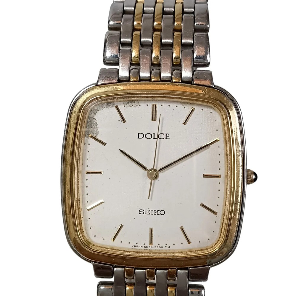 [Working Condition, Good] 1008-1 SEIKO DOLCE 5E31-5B20 Men’s Quartz Watch