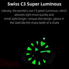 HEIMDALLR Monster V2 Automatic Dive Watch Men NH36A Sapphire 200M Luminous