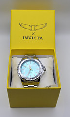 70051 – Invicta Specialty Men 42Mm Metal Silver Light Blue Dial Mg68 Quartz