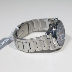 Lorus Stainless Steel Blue Dial Chronograph Men’s Sports Watch RM393JX9