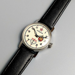 Pobeda Komandirskie Soviet Wristwatch USSR Vintage Mechanical Watch Serviced