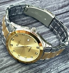 Rare Elgin Satin Diamond Dial Mens Watch Authorized Dealer