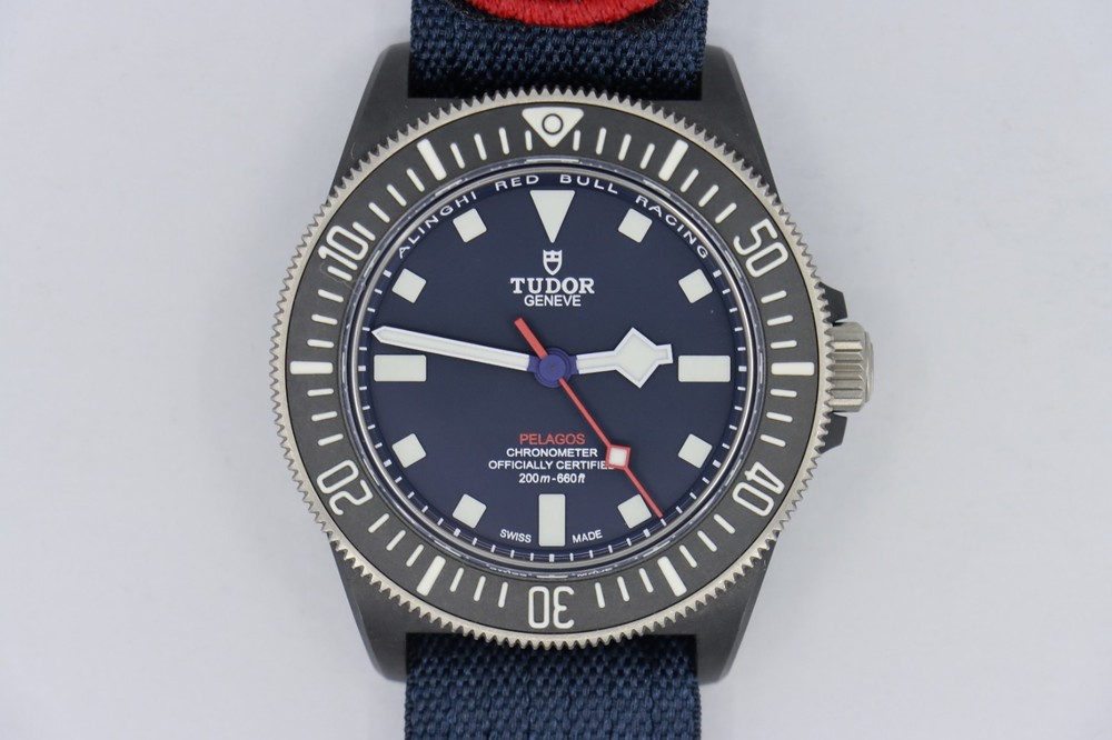 Tudor Pelagos FXD 25707KN Red Bull Racing Titanium Blue Navy Dial Box & Papers