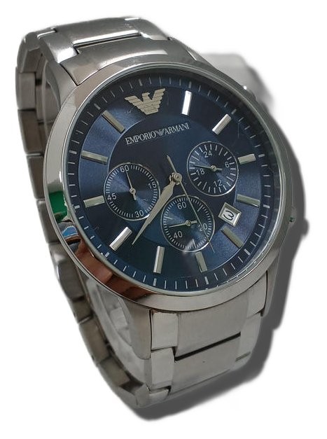 EMPORIO ARMANI AR-2448 Quartz Watch Wristwatch Works Men 3097