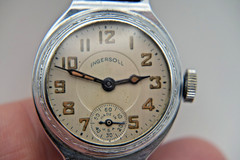 Vintage men’s WWI military Trench watch Ingersoll Made in USA for repair