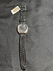FOSSIL ARKITEKT MENS WATCH FS4047 BLACK LEATHER STRAP DATE MINERAL CRYSTAL