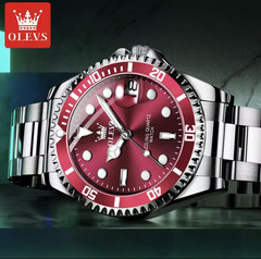 OLEVS Men Quartz Watch Luxury Waterproof Luminous Stainless Steel New Gift 2025