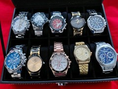 10 NEW Men’s Watches CLOSEOUT OVERSTOCK CLEARANCE DEAL Men Watch Lot USA 250th