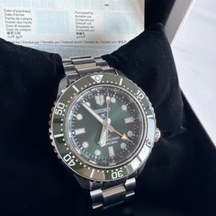Seiko Prospex GMT Automatic Diver Watch SPB381J1 Green Dial