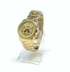 Ladies Fashion Gold Luxury Wrist Watch Designer Celebrity Diamante