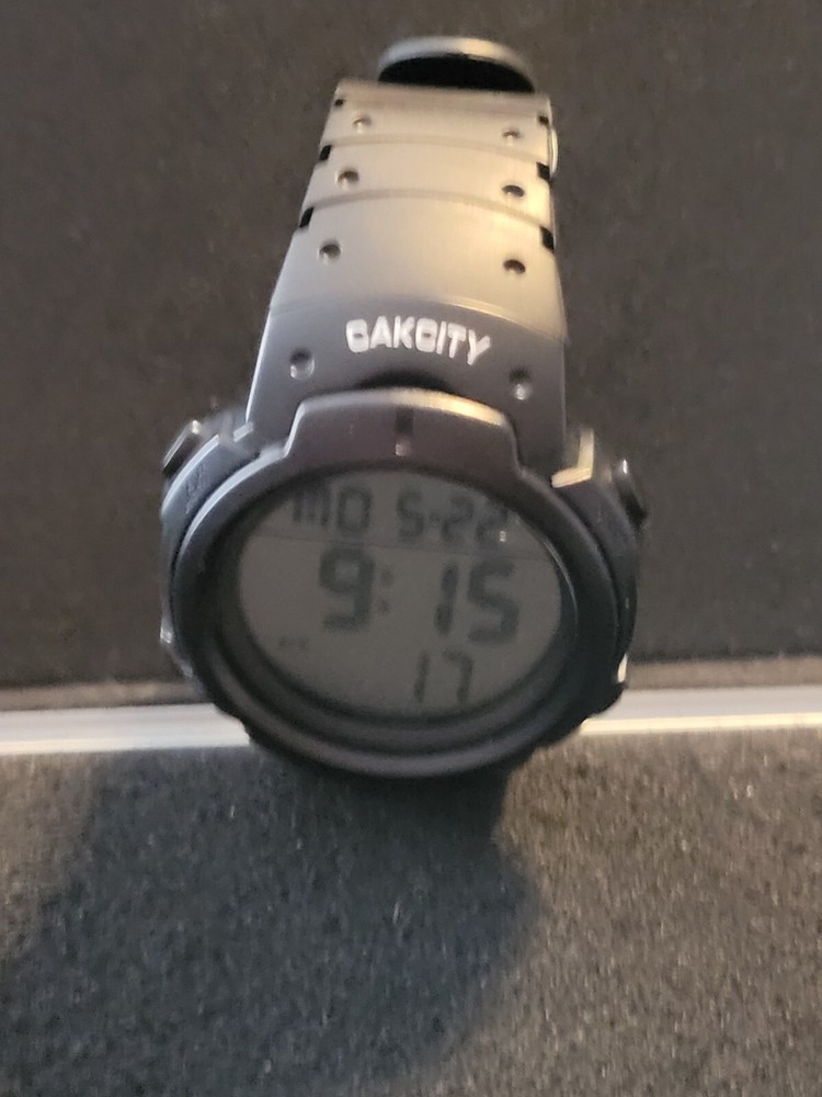 Cakcity Men’s 11″ Black Digital Watch 1068 WR Plastic Band