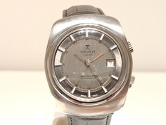 VINTAGE RARE MEN ST.STEEL SWISS ALARM MECHANICAL WATCH”TISSOT”SONOROUS NAVIGATOR