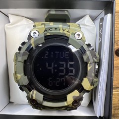 Activa X Invicta Digital Men’s Watch – 56mm, Camouflage, Green (ACW1968-001)