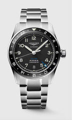 Longines Spirit Zulu Time Chronometer 39 MM Automatic Black Dial Watch L38024536
