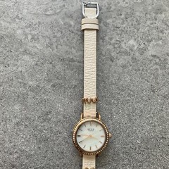Keep Collective Charm Pave Timekey Watch Rose Gold Tone CaseMOP Dial Bin L