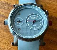 RED LINE / SPECIALIST / DUAL TIME / MIYOTA Quartz mvmt / WORLD / redline
