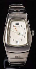 Animal Future Series 042 Titanium Asymmetric Quartz Surf Sport Watch — Working