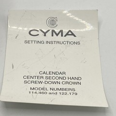Cyma Womens Two Tone Bracelet Watch Black Dial Quartz Date 50m Swiss Sapphire