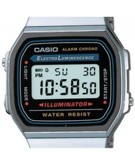 CASIO Men Digital Quartz Casual Watch Classic Dress Black Dial Waterproof Rectan