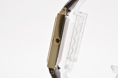 [MINT] SEIKO Chariot 2C21-5180 Gold Tank Square Quartz Vintage Men’s Watch Japan