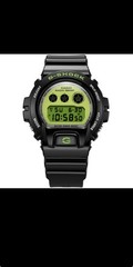CASIO G-SHOCK DW-6900RCS-1JF CRAZY COLORS 2024 Digital Watch Black x Green 50mm