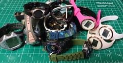 1.3 lbs. Untested sport wristwatches grab bag