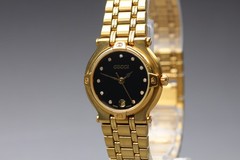 [Near MINT] Gucci 9200L 25㎜ Gold 11P Diamond Date Dial Quartz Women’s Watch