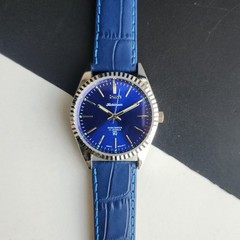 Vintage HMT Kohinoor Fluted Bezel Mechanical Hand Winding Wrist Watch A03