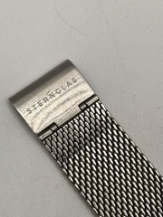 STERNGLAS Zeitmesser Naos Automatic (38mm) Blue Dial / Stainless Steel Mesh