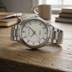 Stylish Luminous Quartz Women’s Watch – Stainless Steel, Gift-Ready Luxury Box