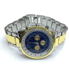 Vintage Haband Silver and Gold Tone Men’s Chronograph Watch – UNTESTED!