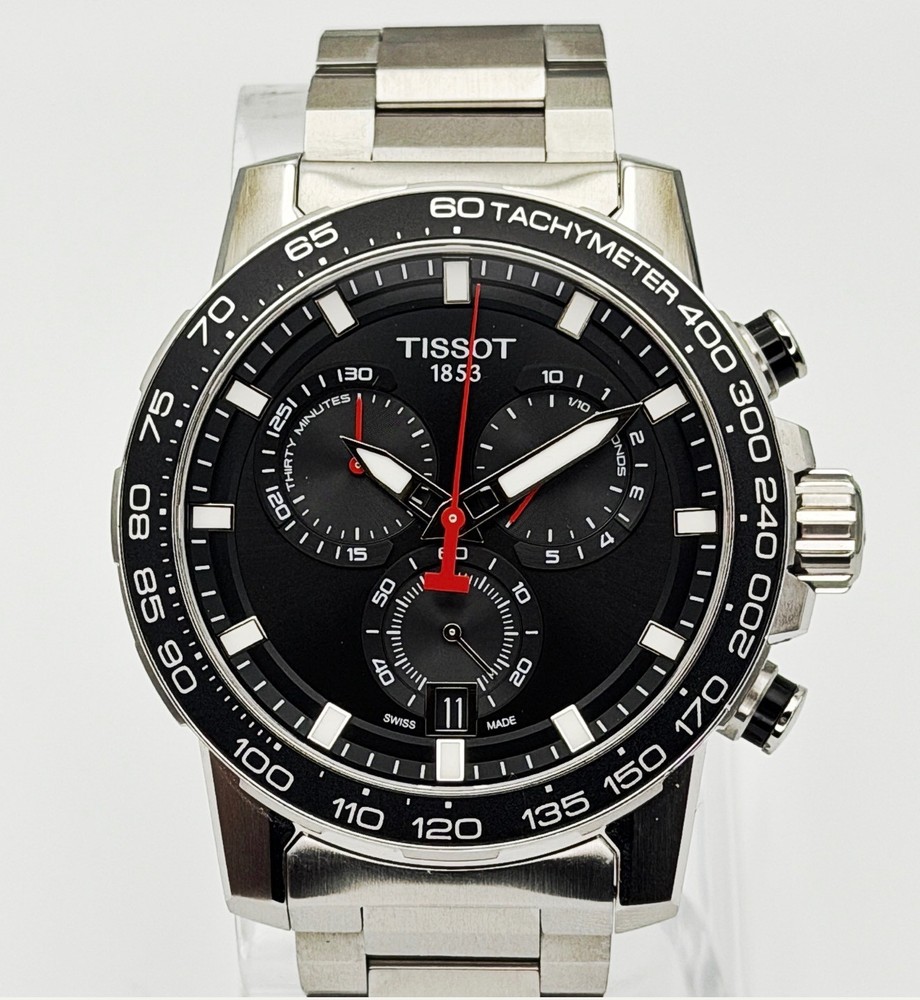 Tissot Supersport Chrono Black Dial Stainless Steel Watch T125.617.11.051.00