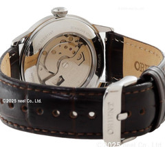 ORIENT RN-BB0002S Bambino 38mm White Roman No Date Automatic Leather Watch
