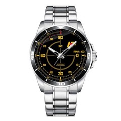 Wrist Watch With Tachometer Lancia Delta HF EVO Integrale In Steel Rally