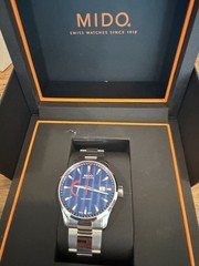 MIDO Multifort Automatic Blue Dial Ref. M038.424.11.041.00 Full Kit 42mm Watch
