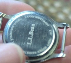 Vintage 80s/90s Women’s L.L.BEAN Field/Weekender Watch Japan Nylon Band S/S VGUC